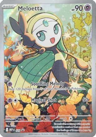 Meloetta 026 - Holofoil ME Mega Evolution Promo - Illustration Rare