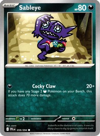 Sableye 059/094 ME02 Phantasmal Flames - Common