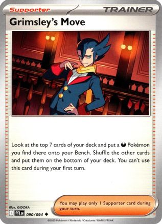 Grimsley's Move 090/094 - Reverse Holofoil ME02 Phantasmal Flames - Uncommon