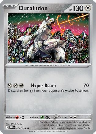 Duraludon 074/094 - Reverse Holofoil ME02 Phantasmal Flames - Common