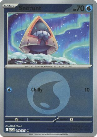 Snorunt 046/217 - Reverse Holofoil ME Ascended Heroes - Common