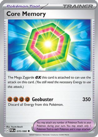 Core Memory 070 - Reverse Holofoil ME03 Perfect Order - Uncommon