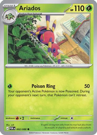 Ariados 002 - Reverse Holofoil ME03 Perfect Order - Common