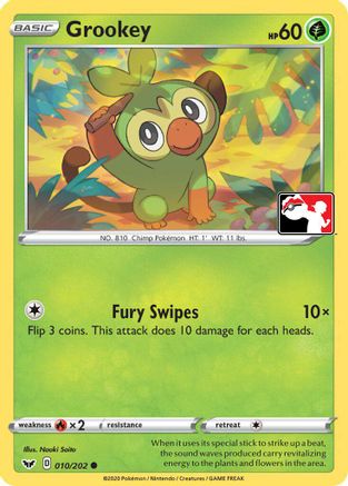 Grookey (Library Exclusive) 011 - Reverse Holofoil Miscellaneous Cards & Products - Common