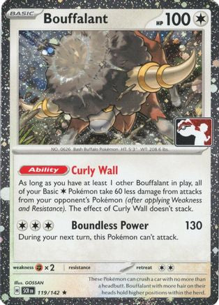 Bouffalant 119/142 - Holofoil Prize Pack Series Cards - Rare