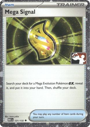 Mega Signal 121/132 - Holofoil Prize Pack Series Cards - Uncommon