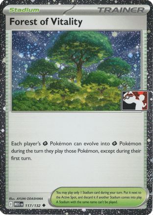 Forest of Vitality 117/132 - Holofoil Prize Pack Series Cards - Uncommon