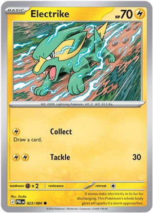 Electrike 023 - Reverse Holofoil ME05 Pitch Black - Common
