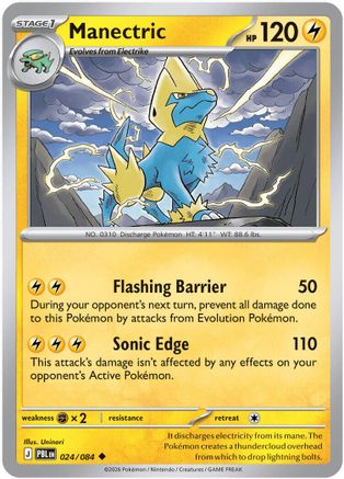 Manectric 024/084 ME05 Pitch Black - Uncommon