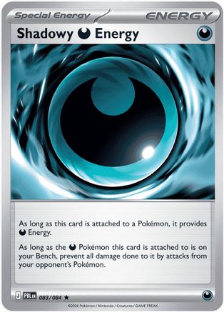 Shadowy Darkness Energy 083 - Reverse Holofoil ME05 Pitch Black - Rare