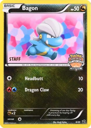 Bagon 006/20 - Holofoil League & Championship Cards - Promo