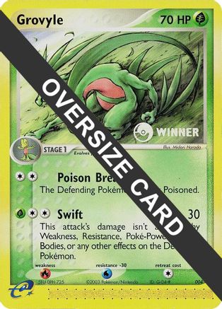 Grovyle 004 - Holofoil Jumbo Cards - Promo