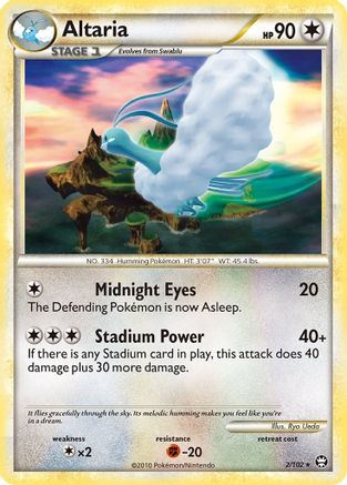 Altaria 002 - Holofoil Triumphant - Holo Rare