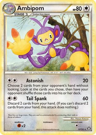 Ambipom 013 Triumphant - Rare