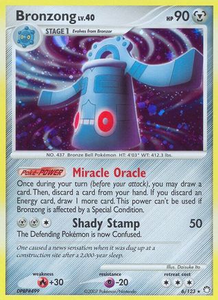 Bronzong 006/123 - Holofoil Mysterious Treasures - Holo Rare