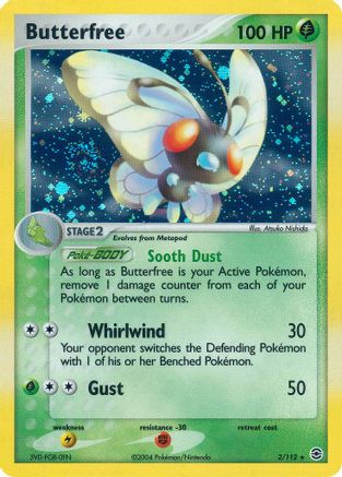 Butterfree 002 FireRed & LeafGreen - Holo Rare