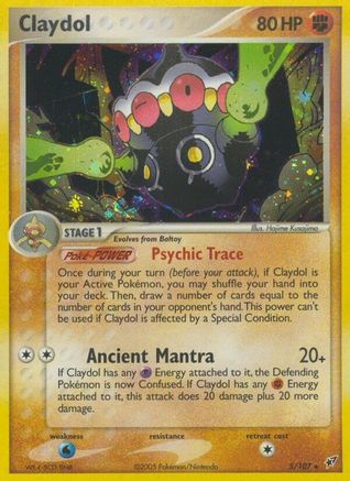 Claydol 005 - Reverse Holofoil Deoxys - Holo Rare