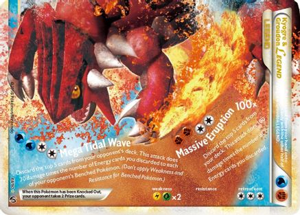 Kyogre & Groudon Legend (Bottom) 088 - Holofoil Undaunted - Ultra Rare