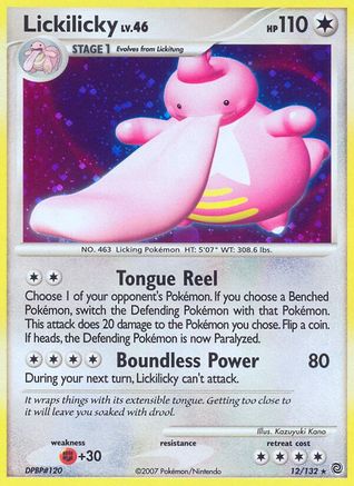 Lickilicky 012 - Holofoil Secret Wonders - Holo Rare