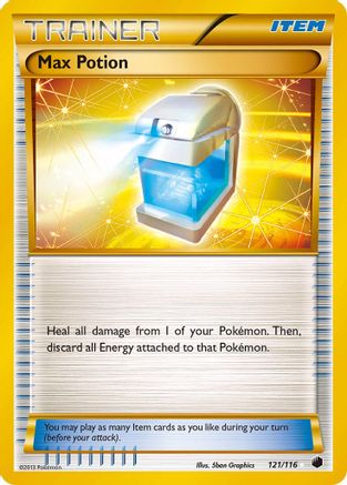 Max Potion (121 Secret Rare) 121 - Holofoil Plasma Freeze - Secret Rare