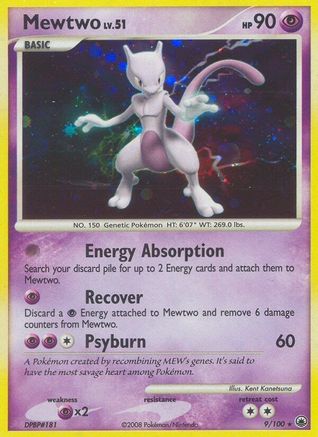 Mewtwo 009 - Reverse Holofoil Majestic Dawn - Holo Rare