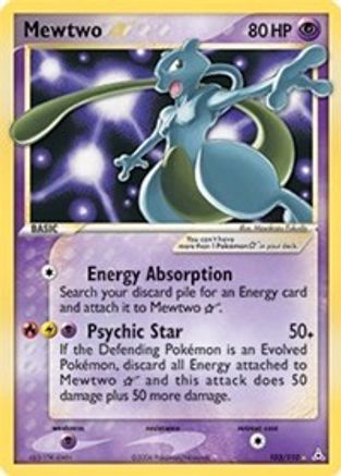 Mewtwo Star 103 - Holofoil Holon Phantoms - Ultra Rare