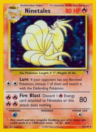 Ninetales 017 - Holofoil Legendary Collection - Holo Rare