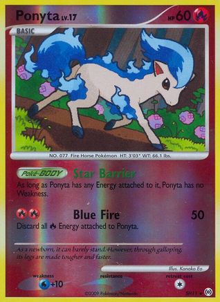 Ponyta (Shiny) SH11 - Reverse Holofoil Arceus - Shiny Holo Rare