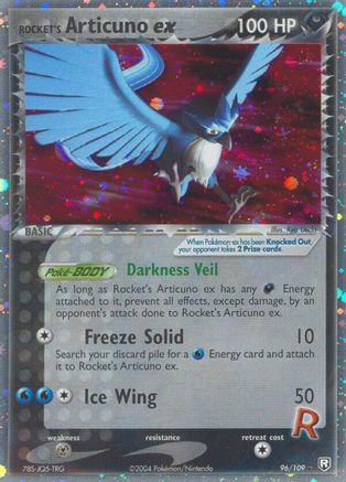 Rocket's Articuno ex 096 Team Rocket Returns - Ultra Rare