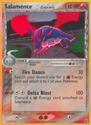 Salamence (Delta Species) 014/113 - Holofoil Delta Species - Holo Rare