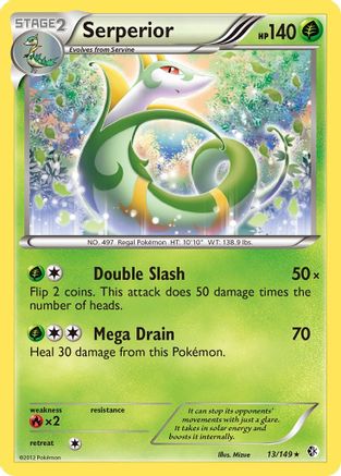 Serperior 013 - Holofoil Boundaries Crossed - Holo Rare