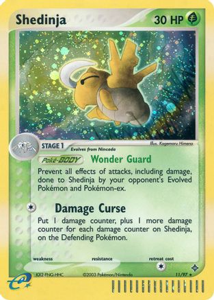 Shedinja 011 - Holofoil Dragon - Holo Rare