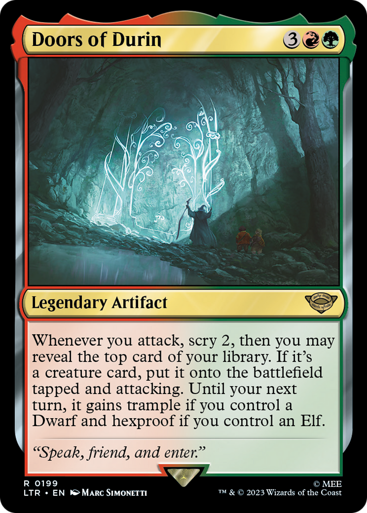 Doors of Durin (LTR-199) - The Lord of the Rings: Tales of Middle-earth Foil