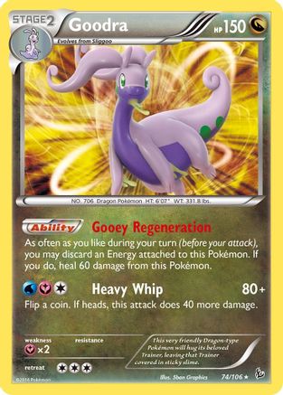 Goodra 074/106 - Holofoil XY Flashfire - Holo Rare