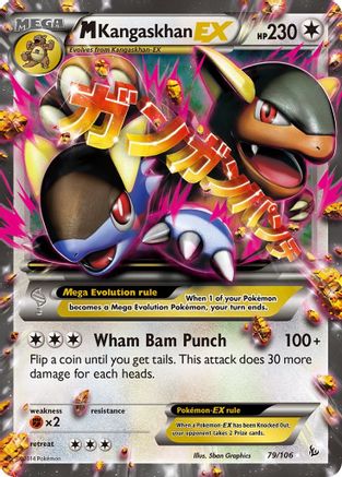 M Kangaskhan EX 079/106 - Holofoil XY Flashfire - Ultra Rare