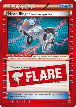 Head Ringer 097/119 - Holofoil XY Phantom Forces - Holo Rare
