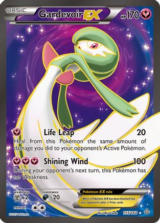 Gardevoir EX (155 Full Art) 155/160 - Holofoil XY Primal Clash - Ultra Rare