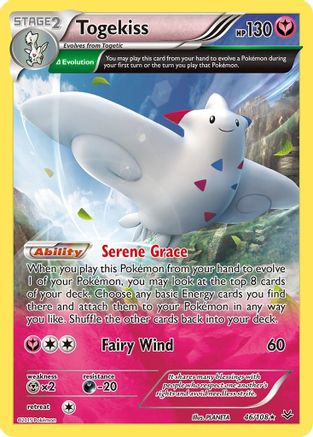 Togekiss (46 Delta) 046/108 - Holofoil XY Roaring Skies - Holo Rare