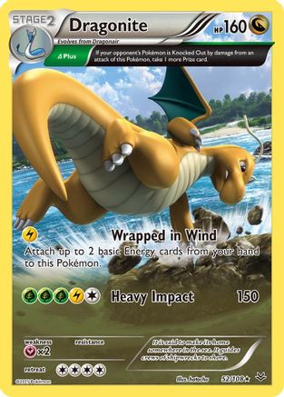 Dragonite (52 Delta) 052/108 - Holofoil XY Roaring Skies - Holo Rare