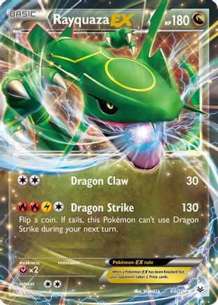 Rayquaza EX (60) 060/108 - Holofoil XY Roaring Skies - Ultra Rare
