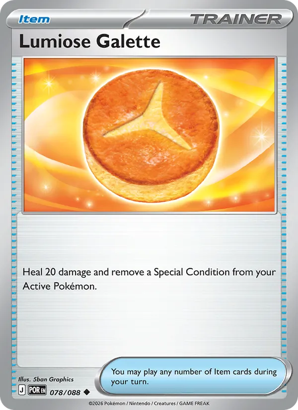 Lumiose Galette 078/088 - Reverse Holofoil ME03 Perfect Order - Uncommon