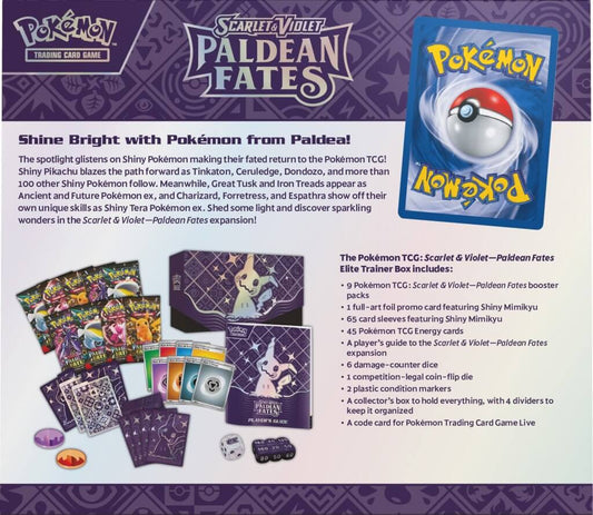 Paldean Fates Elite Trainer Box Pokemon TCG