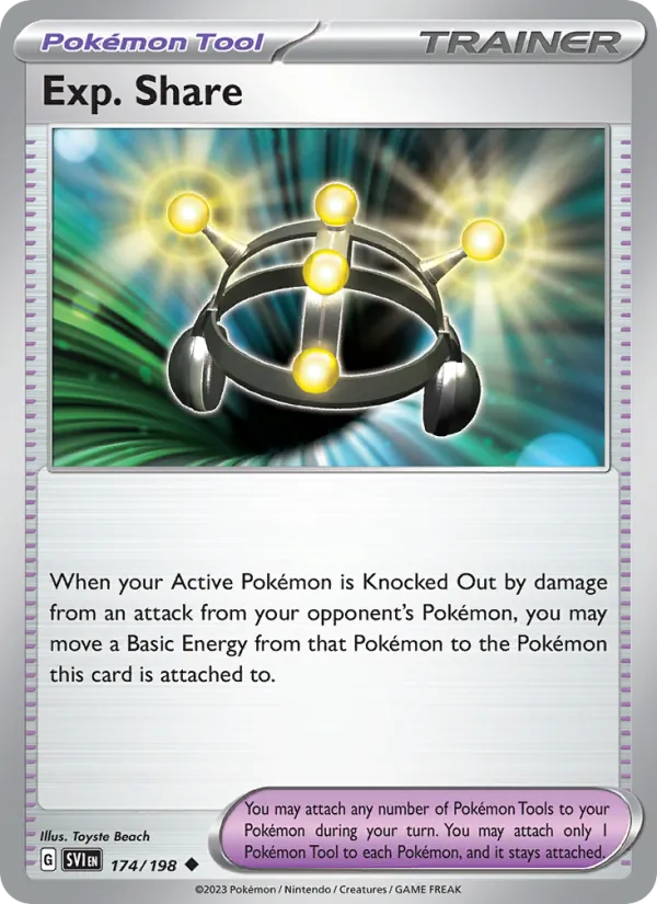 Exp. Share 174/198 - Reverse Holofoil SV01 Scarlet & Violet Base Set - Uncommon