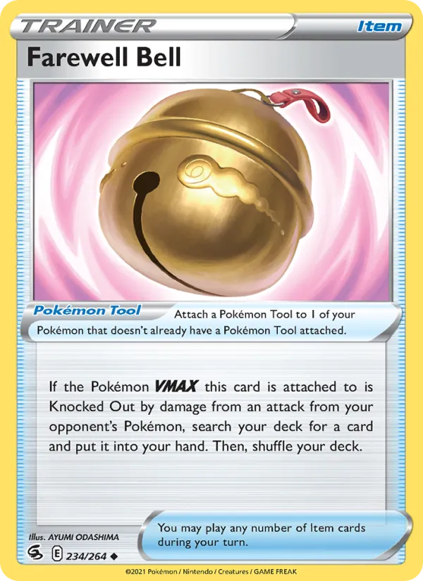 Farewell Bell 234/264 - Reverse Holofoil SWSH08 Fusion Strike - Uncommon