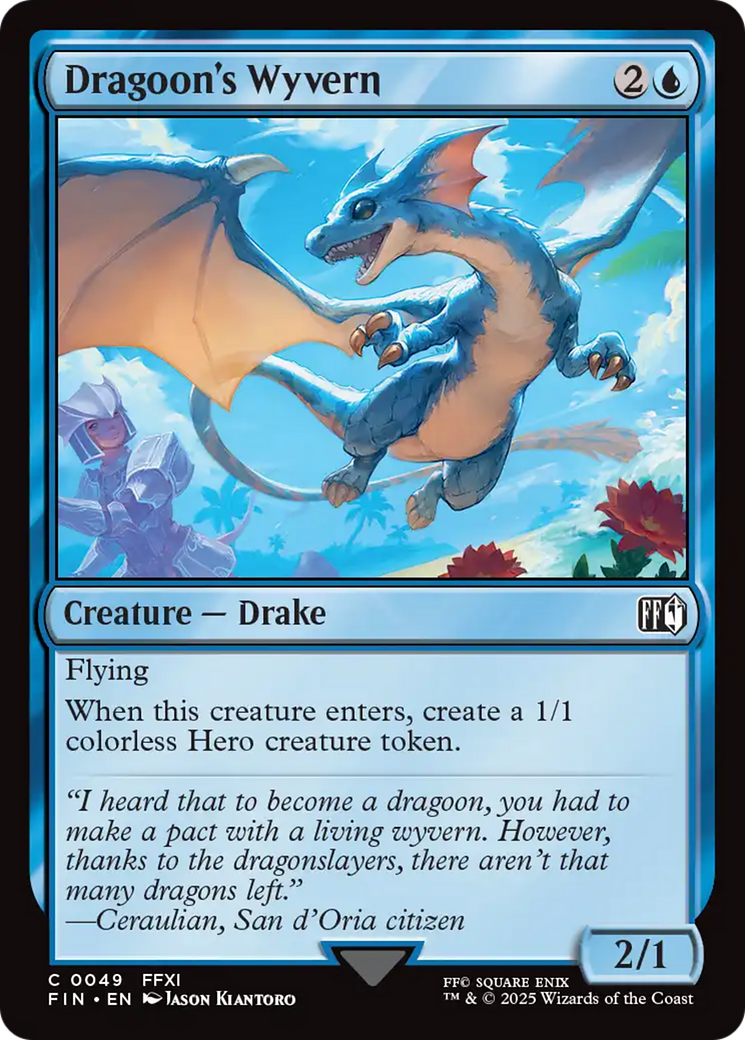 Dragoon's Wyvern (FIN-049) - FINAL FANTASY Foil