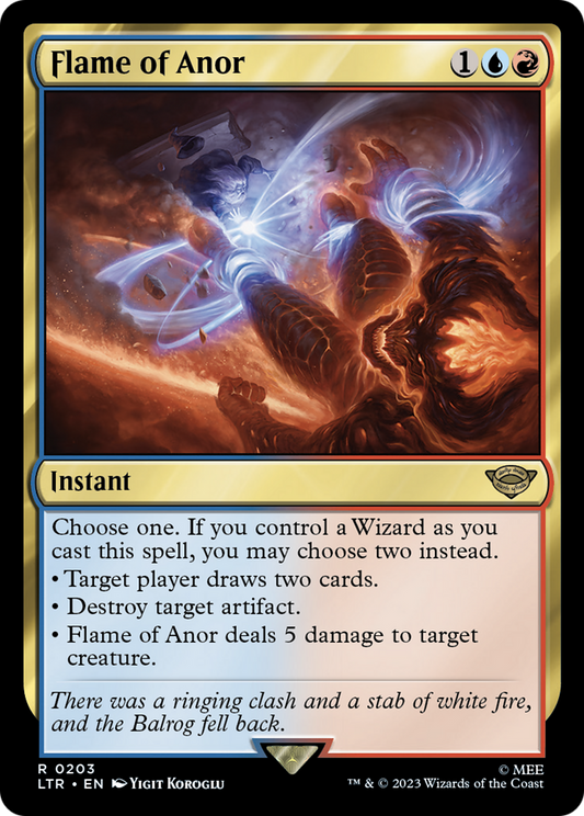 Flame of Anor (LTR-203) - The Lord of the Rings: Tales of Middle-earth Foil