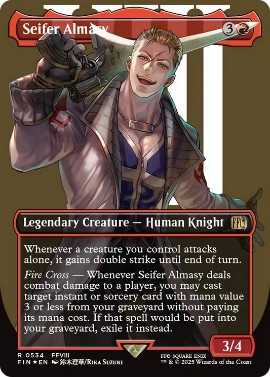 Seifer Almasy (Borderless) (Surge Foil) (FIN-534) - FINAL FANTASY Foil
