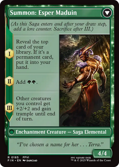 Esper Origins (FIN-185) - FINAL FANTASY: (enchantment) Foil