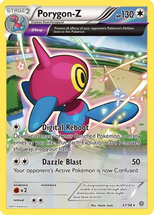 Porygon 067/98  - Holofoil XY  Ancient Origins - Holo Rare