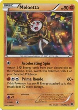 Meloetta 085/162  - Holofoil XY  BREAKthrough - Holo Rare
